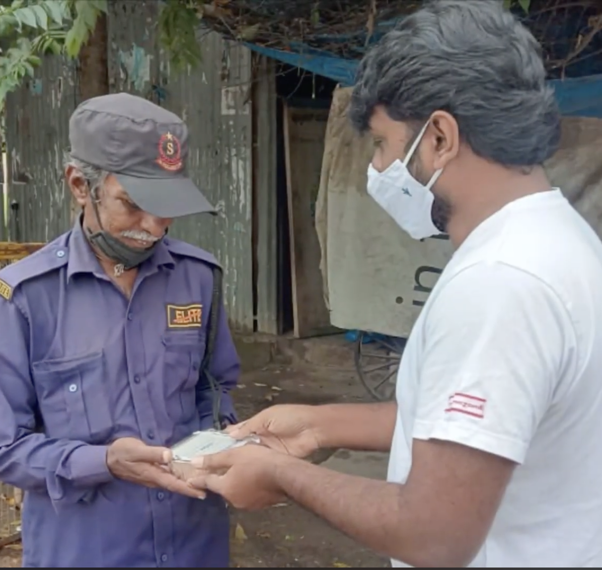 Donating food